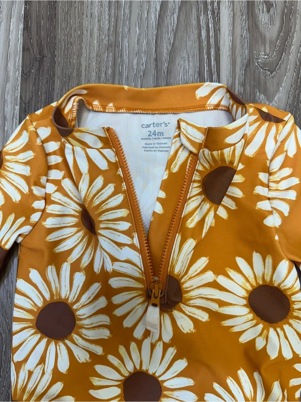 Carter’s Sunflower One-Piece Swimsuit - Golden Yellow